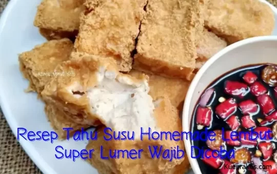 Resep Tahu Susu Homemade Lembut Super Lumer Wajib Dicoba